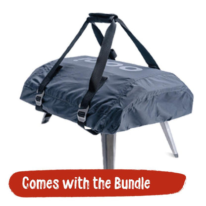Ooni Koda 12 Inch Portable Gas Fired Outdoor Pizza Oven Bundle Deal
