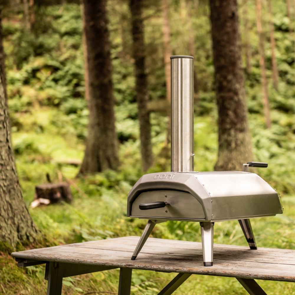 Ooni Karu 12 Inch Portable Wood and Charcoal Fired Outdoor Pizza Oven