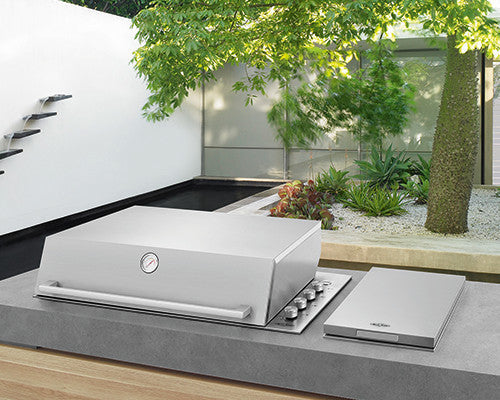 Beefeater Signature ProLine 6 Burner Stainless Steel Built-In BBQ with Hood
