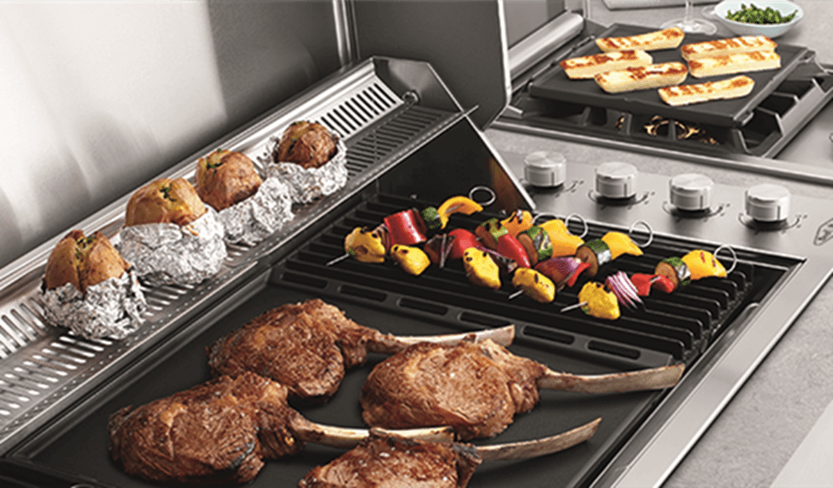 Beefeater Signature ProLine 6 Burner Stainless Steel Built-In BBQ with Hood