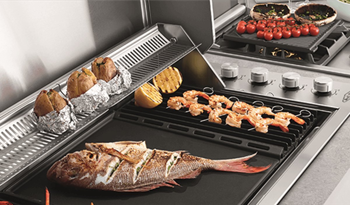 Beefeater Signature ProLine 6 Burner Stainless Steel Built-In BBQ with Hood