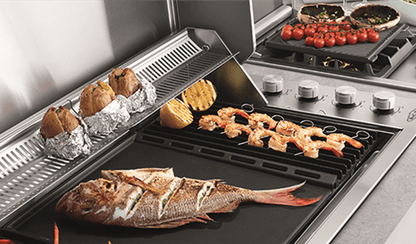 Beefeater Signature ProLine 6 Burner Stainless Steel Built-In BBQ with Hood